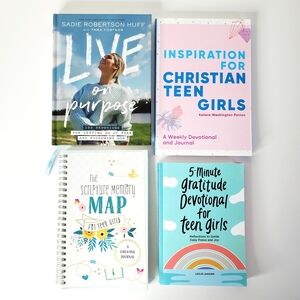 Teen Girls Christian Devotional Books Lot of 4